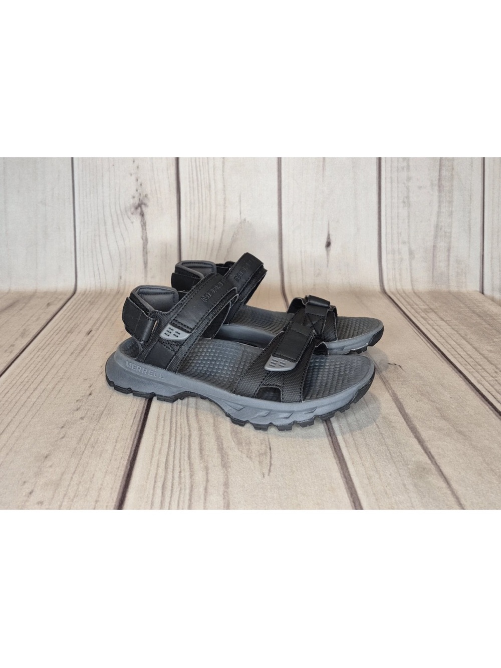 Merrell Men's Size 7 Cedrus Convert Convertible 3 Sport Black Sandals